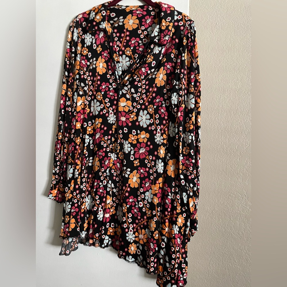 Floral Asymmetrical Dress